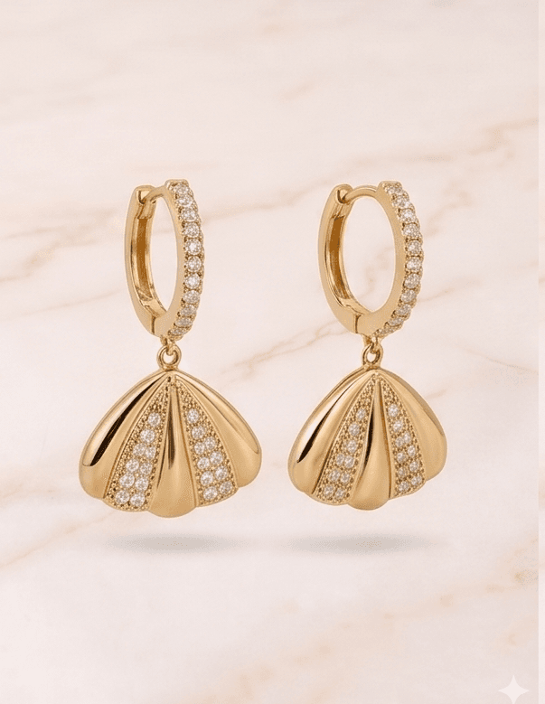 Shell Drop Earrings