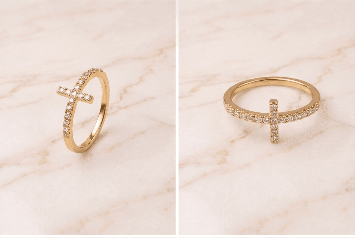 Cross Ring Set