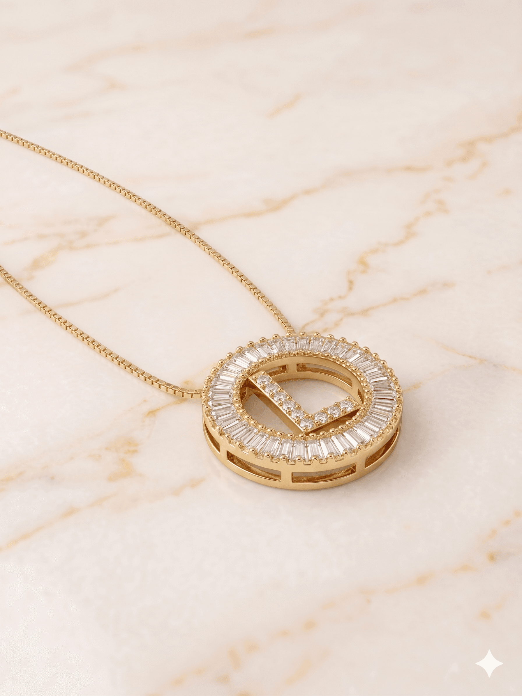 Diamond Circle Pendant