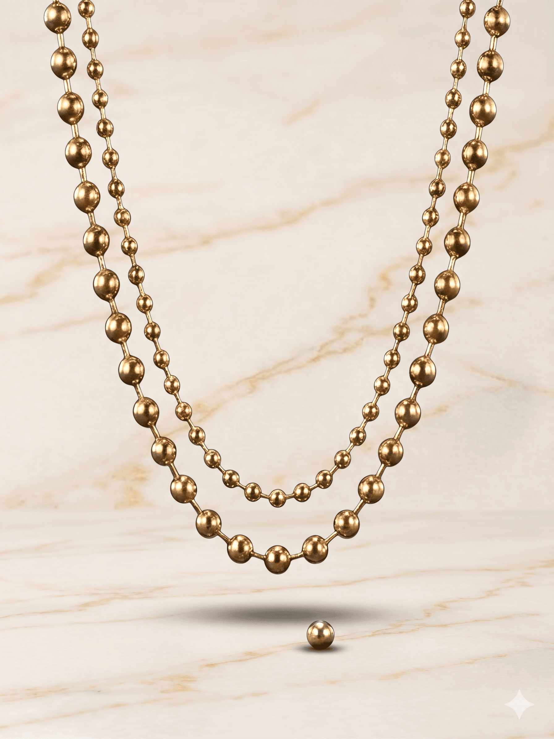 Double Bead Necklace