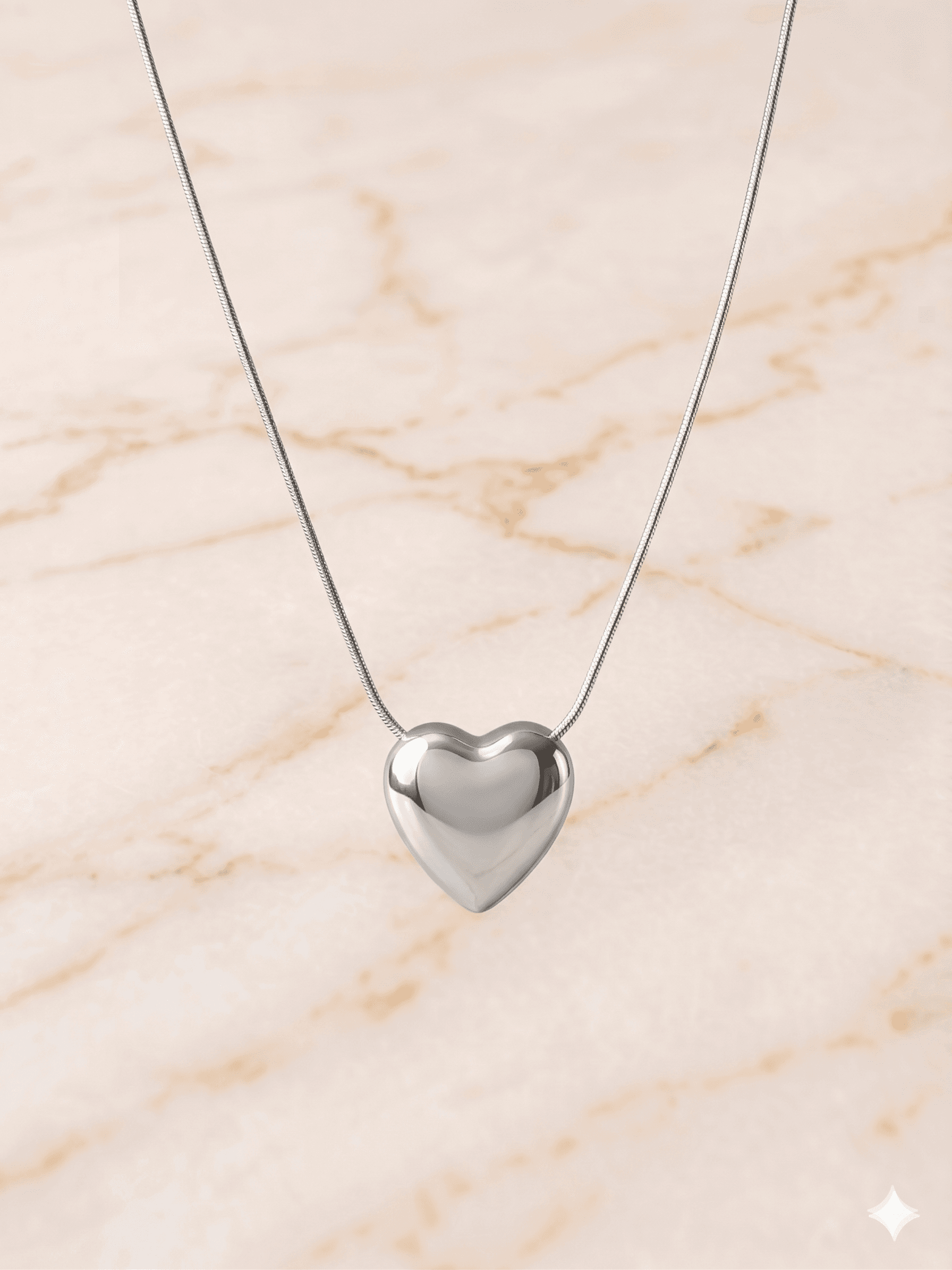 Silver Heart Necklace