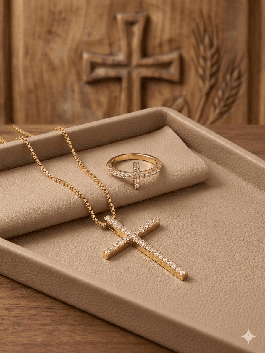 Cross Pendant Set